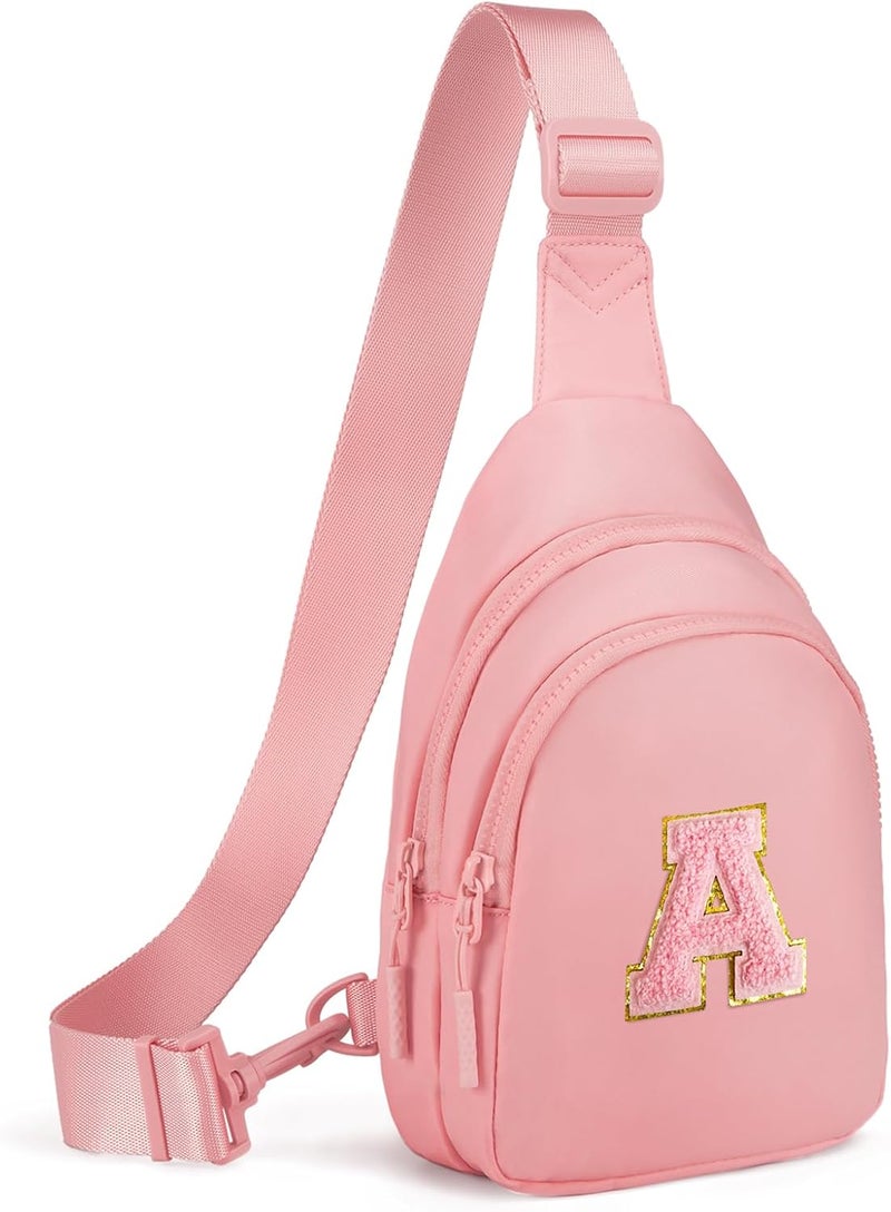 Viverte Small Initial Sling Bag for Girls & Women - Cute Crossbody Fanny Pack Gift - Image 1